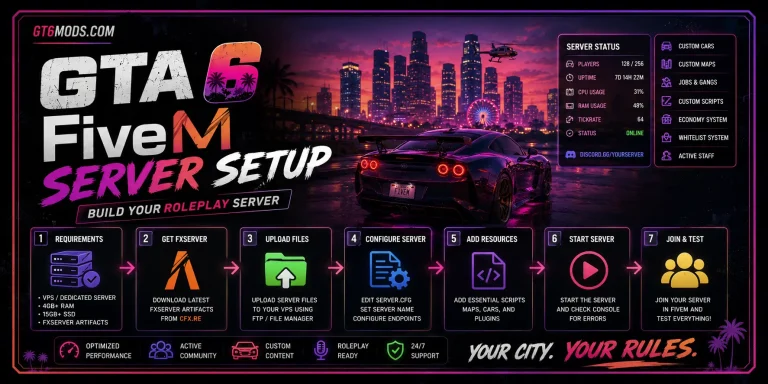 GTA 6 FiveM Server Setup Guide — What to Know Before You Start
