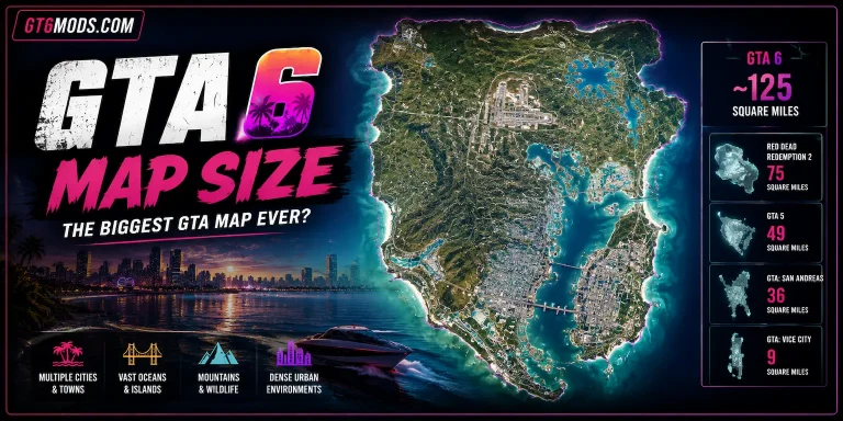 GTA 6 Map Size