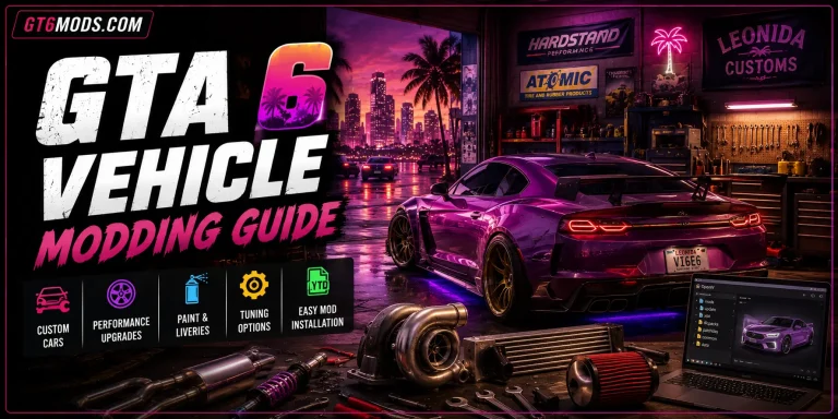GTA 6 car mods vehicle modding pipeline
