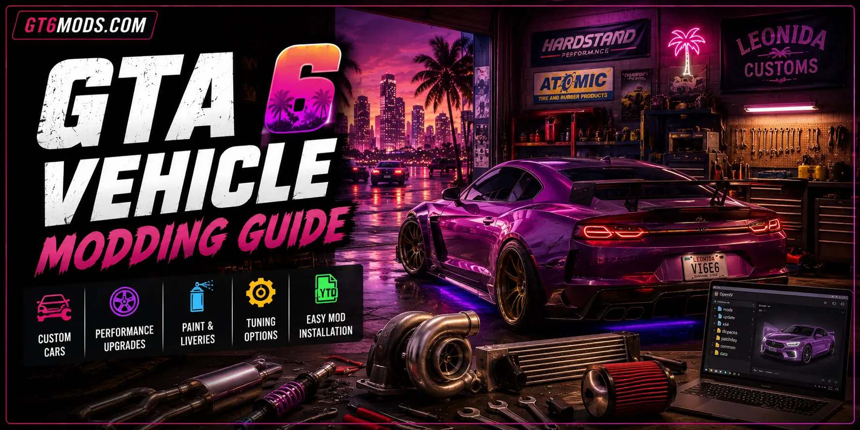 GTA 6 car mods vehicle modding pipeline