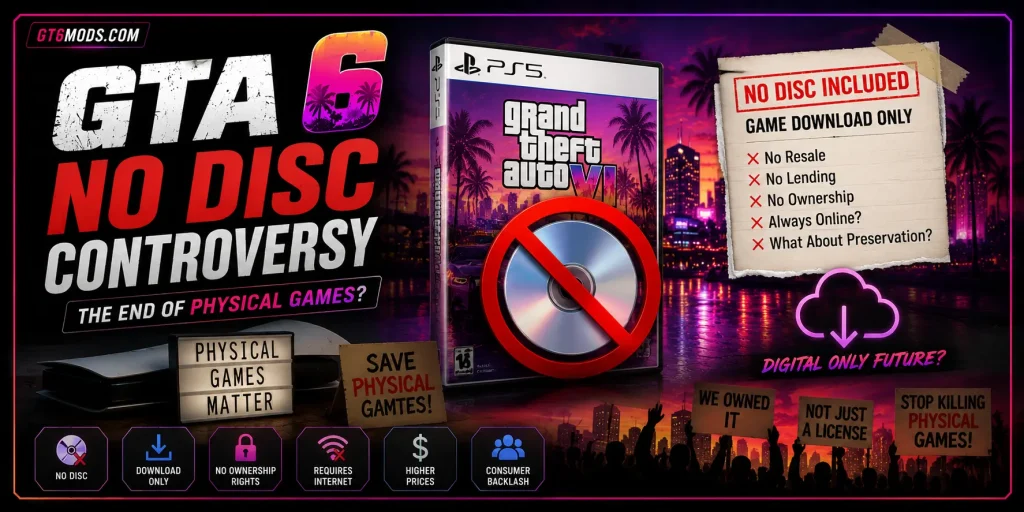 GTA 6 no disc controversy