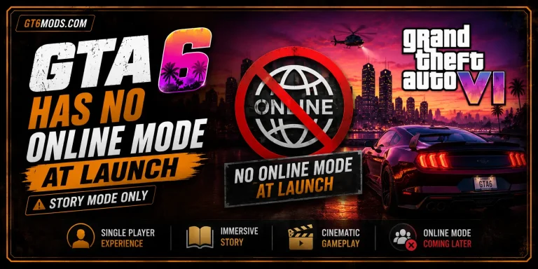 GTA 6 no online mode at launch