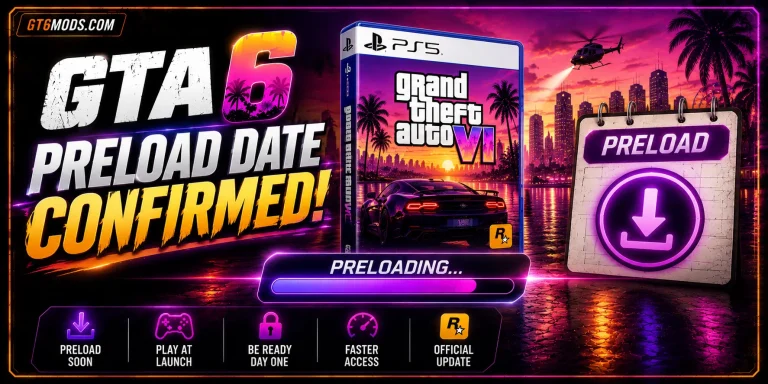 GTA 6 preload date November 12 2026