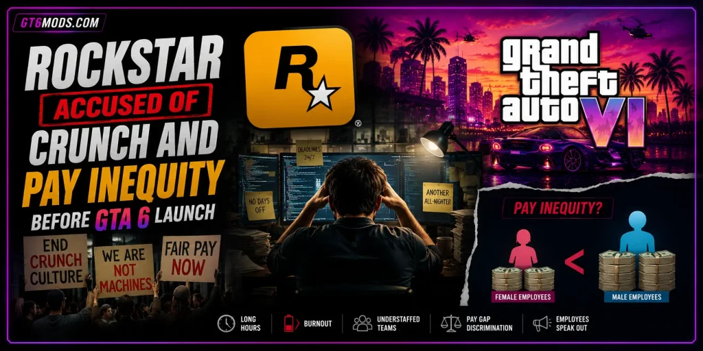 Rockstar pay inequity GTA 6 union report