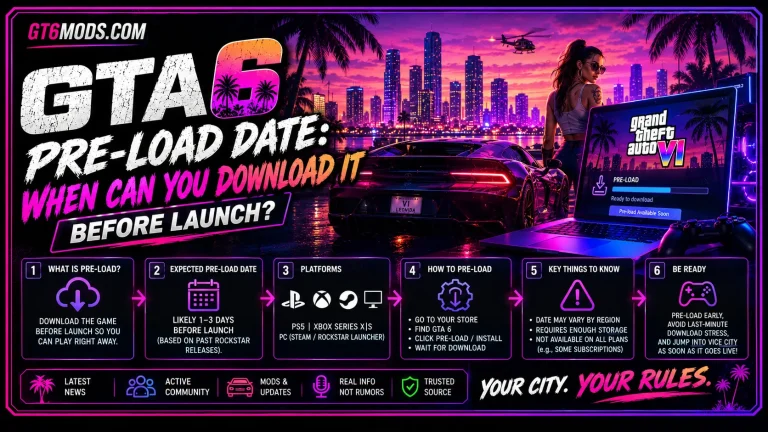 GTA 6 Pre-Load Date